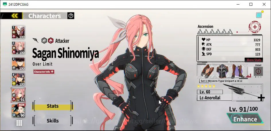Kaiju No. 8 The Game Accounts [MOBILE] 9 Limit 16 SSR ([Hoshina UF A2,Meixing,Mi image 7