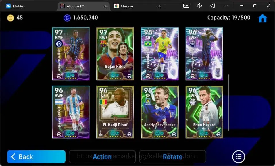 eFootball Accounts Android|PW 3190|K.Kvaratskhelia BigTime Blitz,Danz image 2
