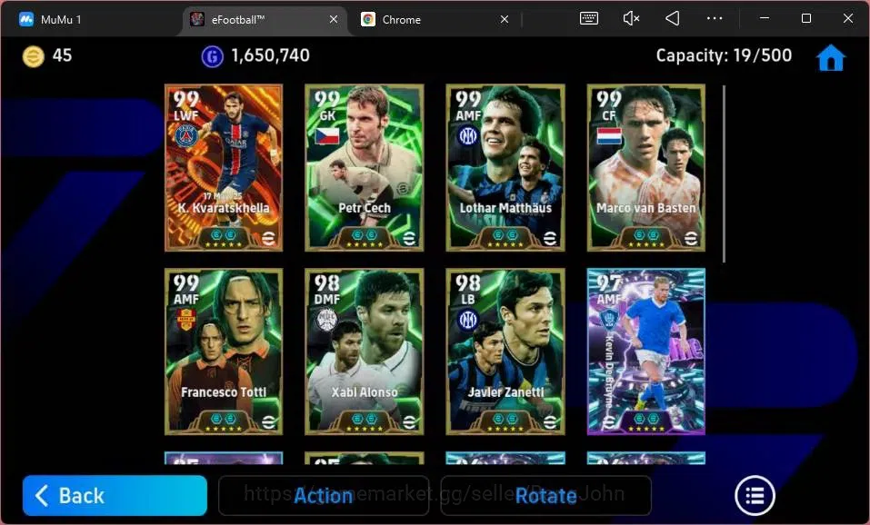 eFootball Accounts Android|PW 3190|K.Kvaratskhelia BigTime Blitz,Danz image 3