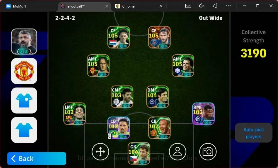 eFootball Accounts Android|PW 3190|K.Kvaratskhelia BigTime Blitz,Danz image 5