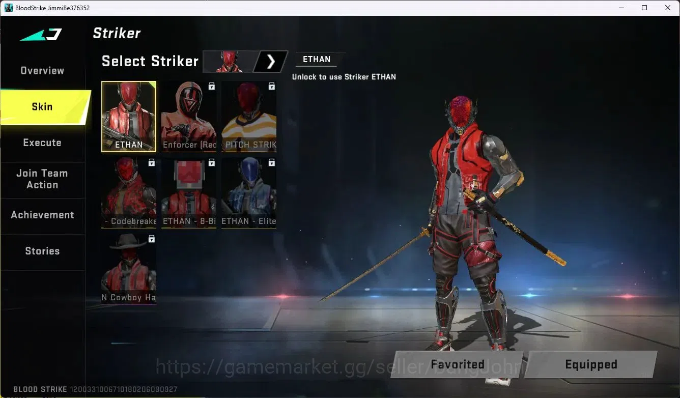 Blood Strike Accounts ASIA|Collab MCX - EVA-00|4 Legendary Gun|Legendary image 10