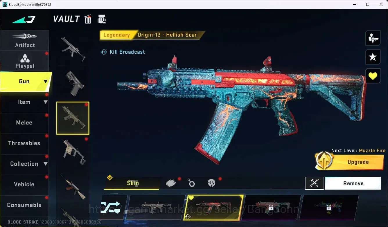 Blood Strike Accounts ASIA|Collab MCX - EVA-00|4 Legendary Gun|Legendary image 2