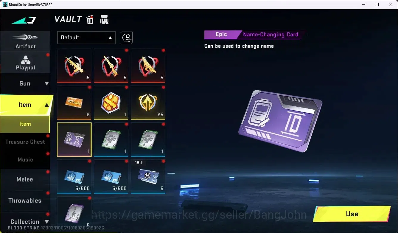 Blood Strike Accounts ASIA|Collab MCX - EVA-00|4 Legendary Gun|Legendary image 7