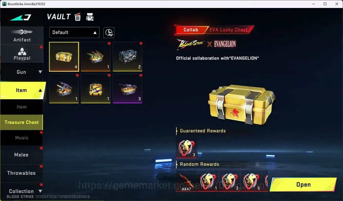Blood Strike Accounts ASIA|Collab MCX - EVA-00|4 Legendary Gun|Legendary image 8