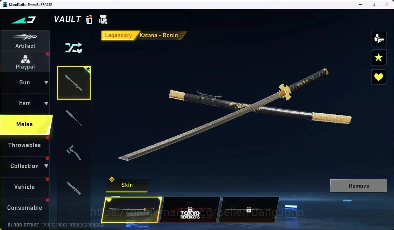 Blood Strike Accounts ASIA|Collab MCX - EVA-00|4 Legendary Gun|Legendary image 9