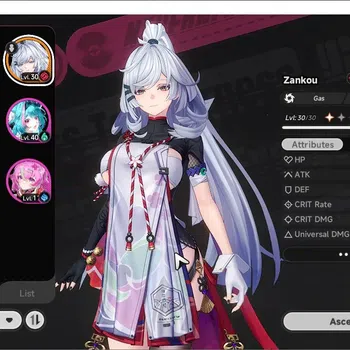 Neverness to Everness Accounts GLOBAL SEA|HL 26|TL 16|3 S-Class 1 Limit(Zankou+Sign+Glider),Daffodill,Sakiri+Sign|1S-Class