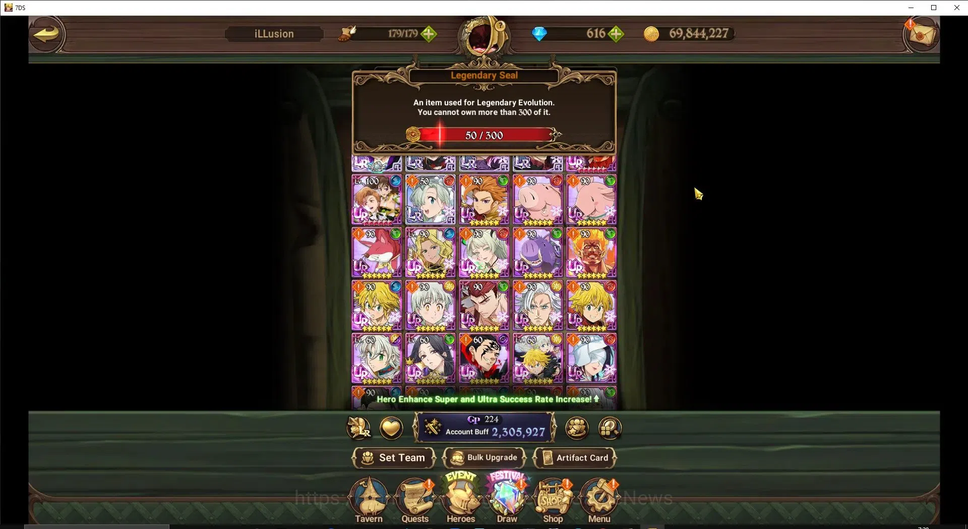 The Seven Deadly Sins: Grand Cross Accounts ASIA|2,3M CC|616 DM+50 LS|5 LR+10 UR|NMeli2/6,Roxy image 4