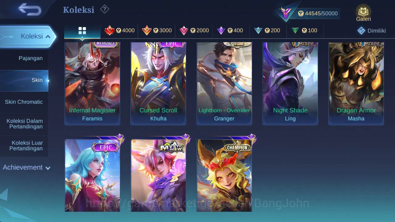 Mobile Legends: Bang Bang Accounts hero 100+, Skin 193 | San rio florin,dragon ling,v image 7