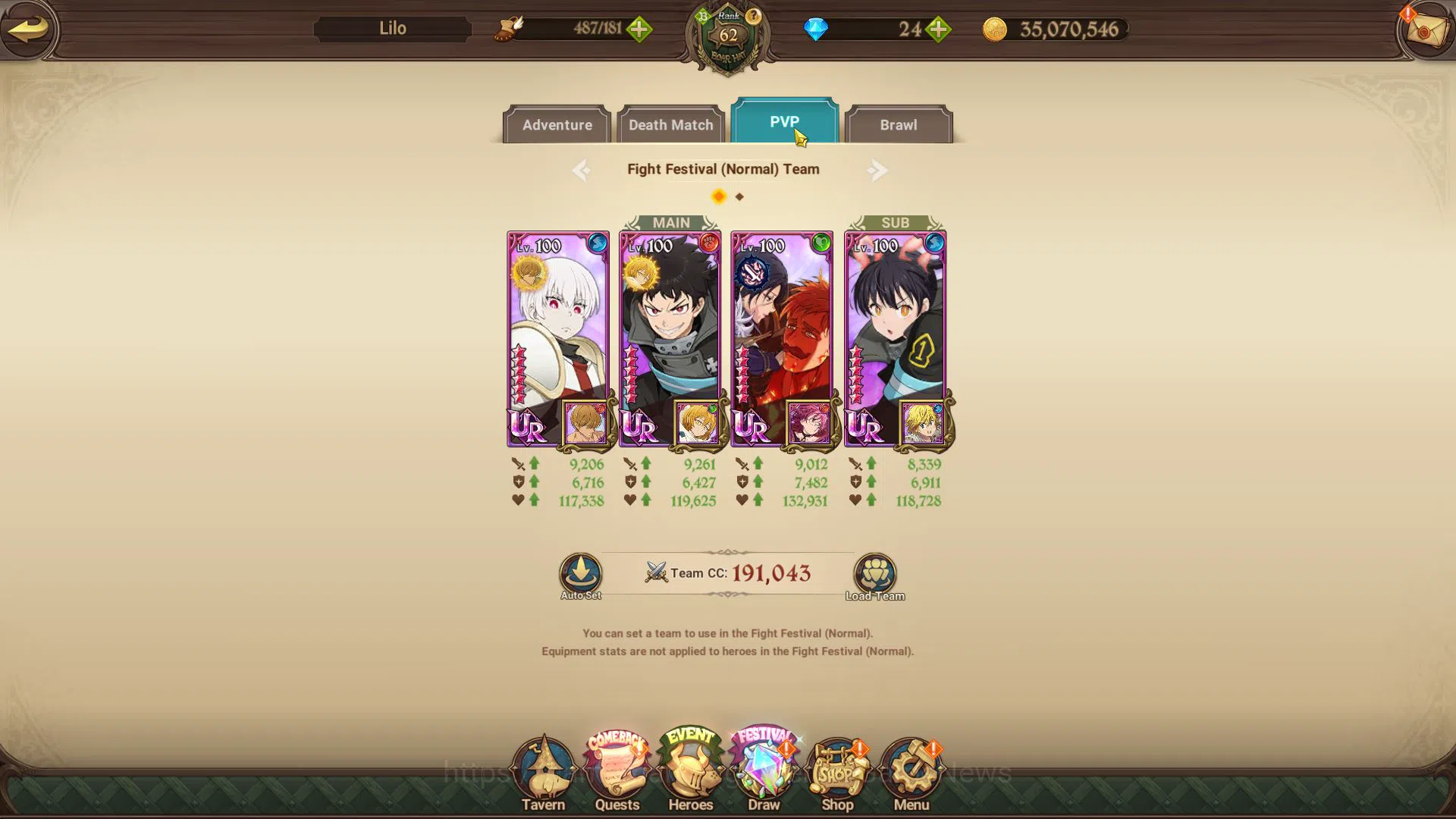 The Seven Deadly Sins: Grand Cross Accounts Midgame Asia|2,2M CC|61 Lseal|7 UR+Full Collab Fire 10