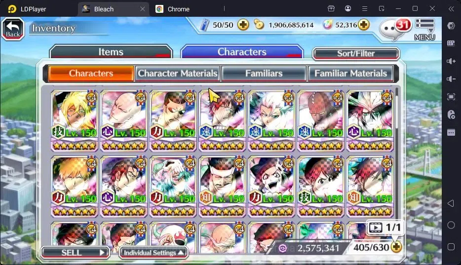 Bleach: Brave Souls Accounts High-End GLOBAL | 52,3K Orb + Completed Story |Ichigo 7TH,Genryusai Fierce Battle,Zangetsu 12