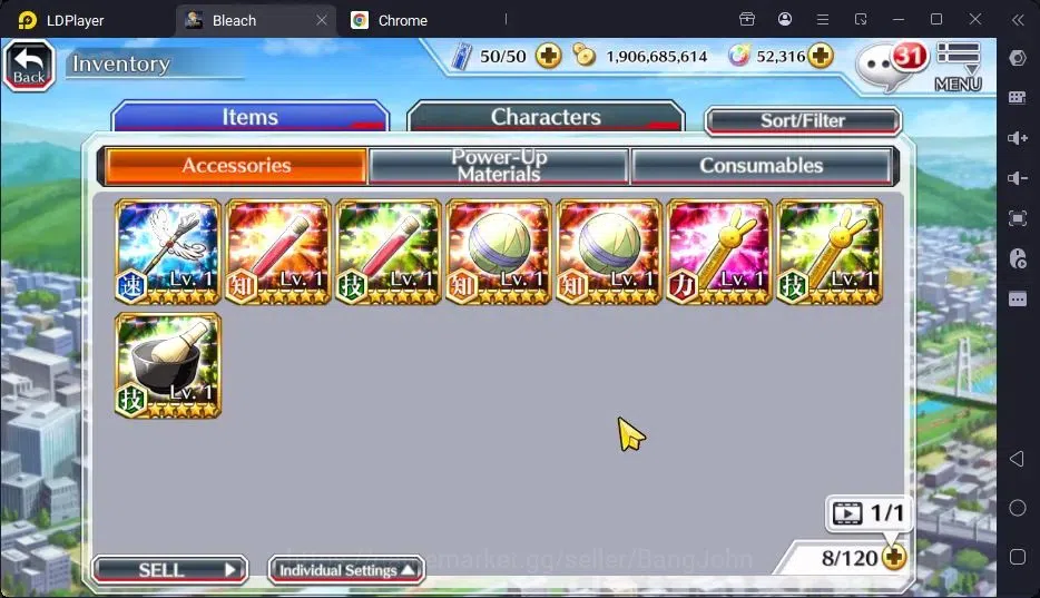 Bleach: Brave Souls Accounts High-End GLOBAL | 52,3K Orb + Completed Story |Ichigo 7TH,Genryusai Fierce Battle,Zangetsu 6