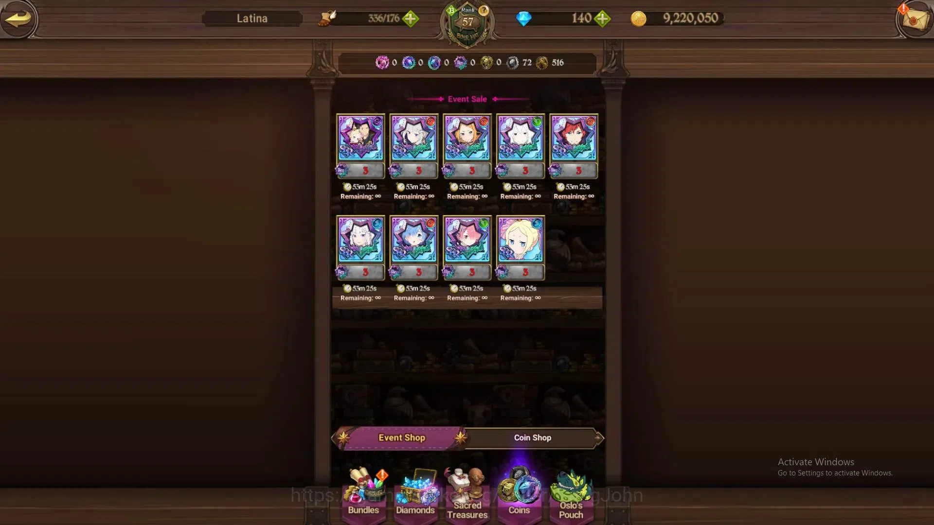 The Seven Deadly Sins: Grand Cross Accounts Asia |622k CC |140 DM|3LR+1UR+CollabReZero|Reinhar image 7