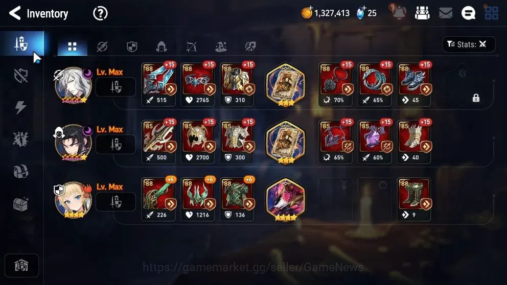 Epic Seven Accounts Limited Hero GLOBAL UnVerif|New Era|3 ML (Straze,NC Landy,etc)+Setsuka,Tenebria,Tamarine,etc|45k 16