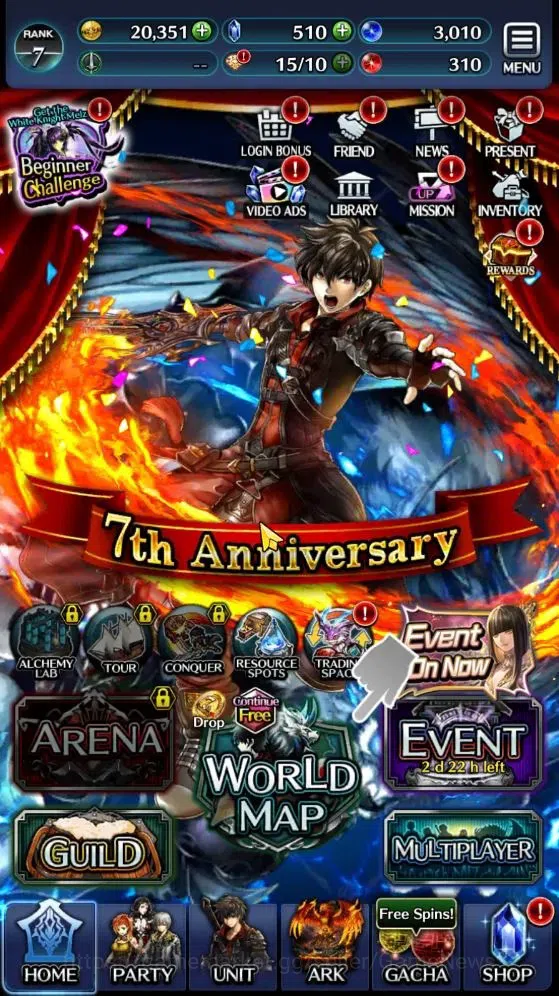 Last Cloudia Accounts Mid‑Game GLOBAL | Rank 7 | Top Tier Unit [AoG Yuda, Great Hero Adel, KoG Mauna] | 1 UR + 7 SSR Ark 5