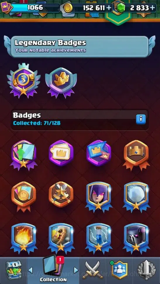 Clash Royale Accounts High-End Global |Trophy 6131|KTL 12| EVO 8 | Hero 2| Legendary Card 14| 2 Champ | Arena 17 | 2833 Gems 10