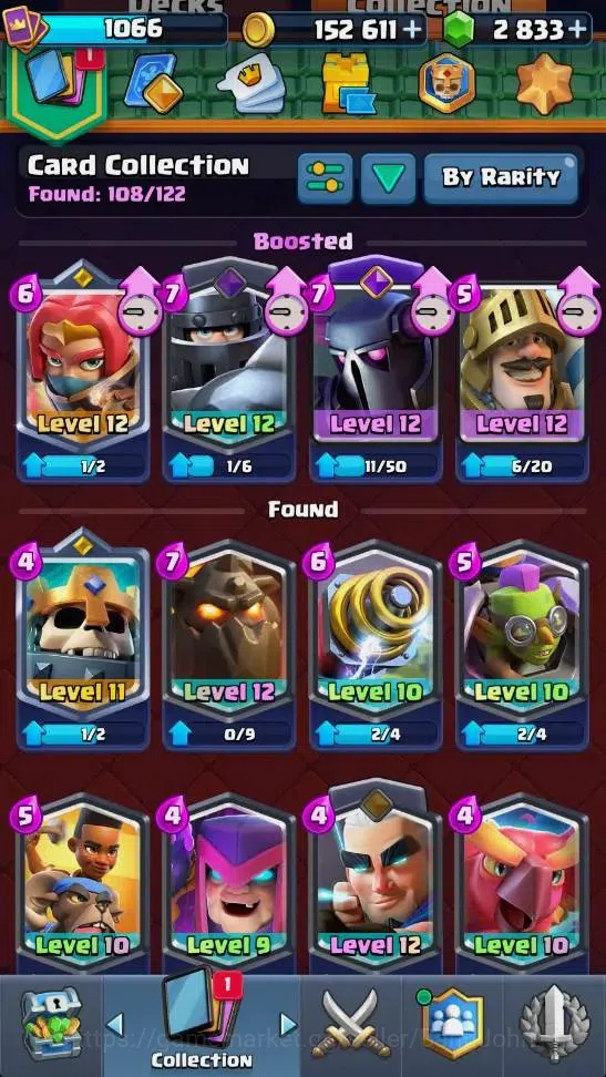Clash Royale Accounts High-End Global |Trophy 6131|KTL 12| EVO 8 | Hero 2| Legendary Card 14| 2 Champ | Arena 17 | 2833 Gems 13