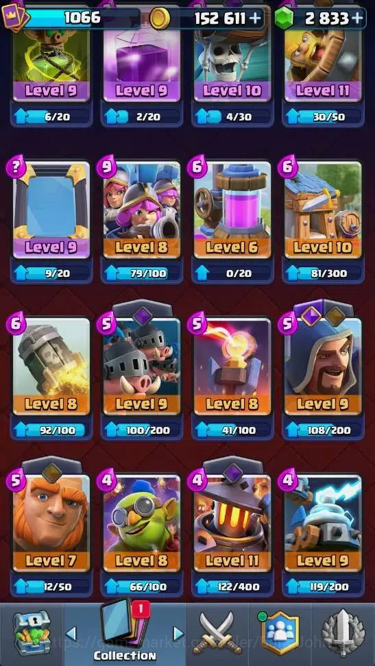 Clash Royale Accounts High-End Global |Trophy 6131|KTL 12| EVO 8 | Hero 2| Legendary Card 14| 2 Champ | Arena 17 | 2833 Gems 16