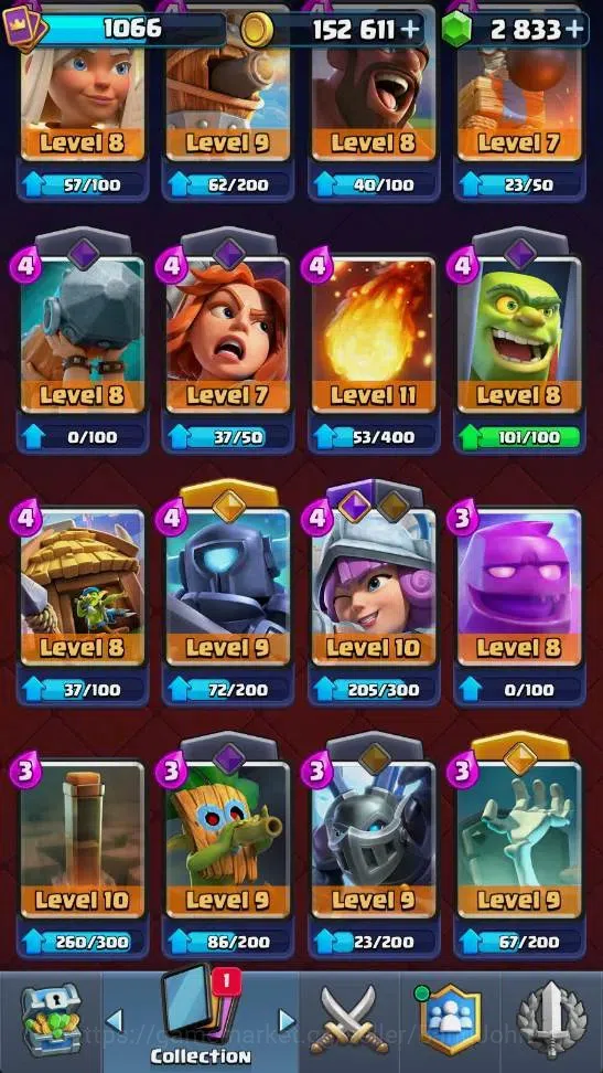 Clash Royale Accounts High-End Global |Trophy 6131|KTL 12| EVO 8 | Hero 2| Legendary Card 14| 2 Champ | Arena 17 | 2833 Gems 17