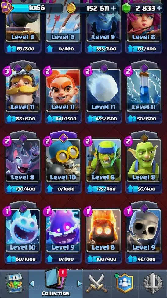 Clash Royale Accounts High-End Global |Trophy 6131|KTL 12| EVO 8 | Hero 2| Legendary Card 14| 2 Champ | Arena 17 | 2833 Gems 19