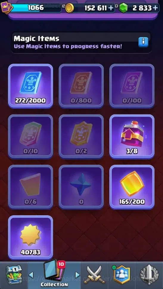 Clash Royale Accounts High-End Global |Trophy 6131|KTL 12| EVO 8 | Hero 2| Legendary Card 14| 2 Champ | Arena 17 | 2833 Gems 6
