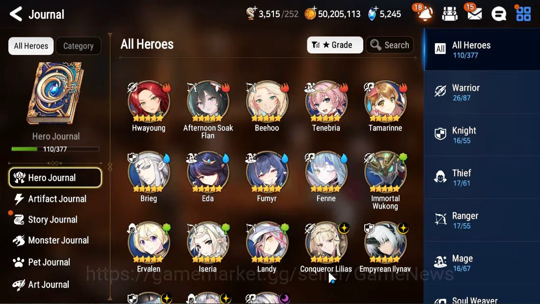 Epic Seven Accounts GLOBAL UNVERIF|NEW ERA|5 ML(EIlynav,BM Haste,CLili image 18