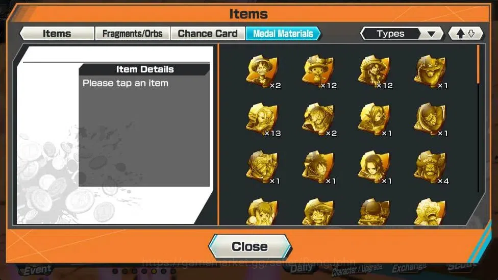 One Piece Bounty Rush Accounts Global |EX 4|PR 18|Kuzan Lv.100,Gol D. Roger Lv.73 image 1