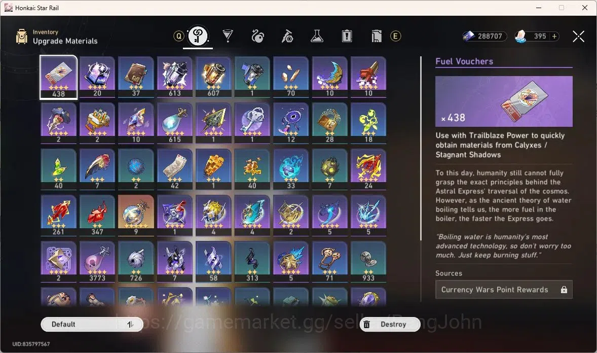 Honkai Star Rail Accounts ASIA | TL64 | 9 Limit | Dan Heng IL L80, Feixiao L image 11