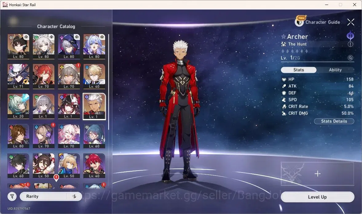 Honkai Star Rail Accounts ASIA | TL64 | 9 Limit | Dan Heng IL L80, Feixiao L image 8