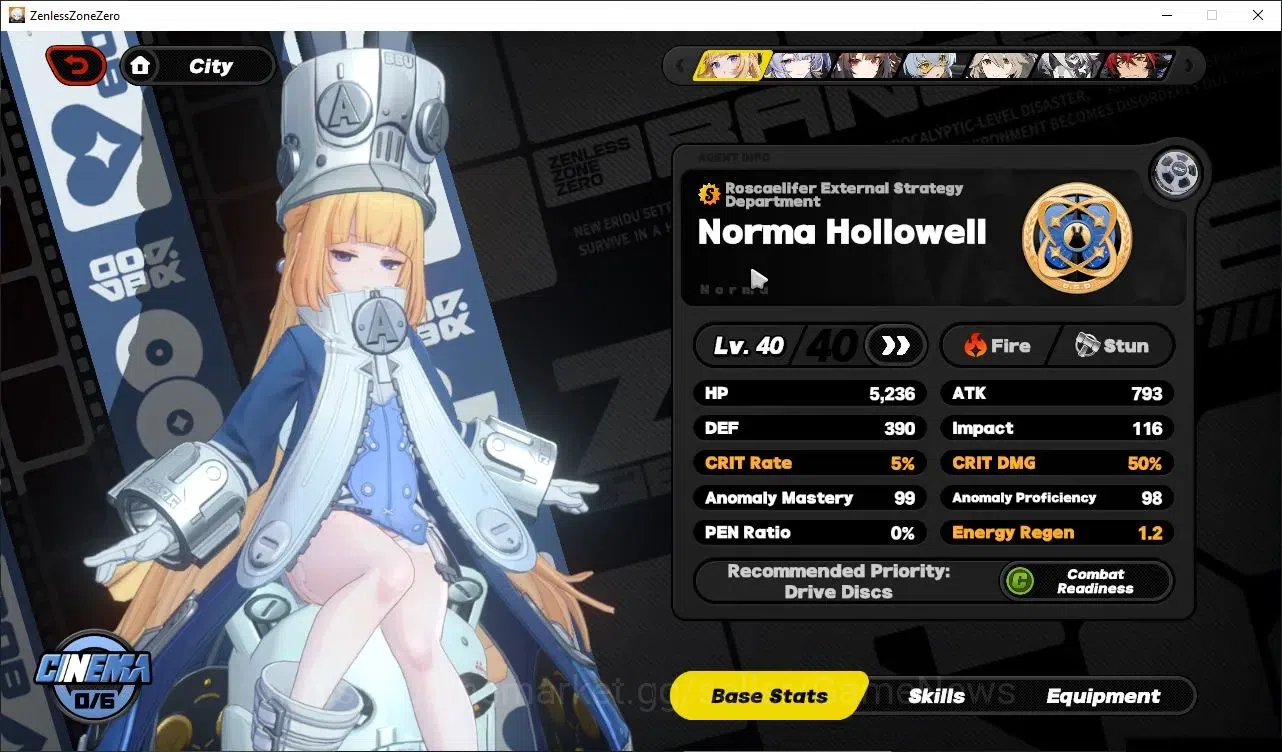 Zenless Zone Zero Accounts Others NA|IK 47|S1 CH5|3 Limited (Norma,Velina,YeshunGuang)+3 STD[Lycaon,Rina,Soldier11]|5 S 7
