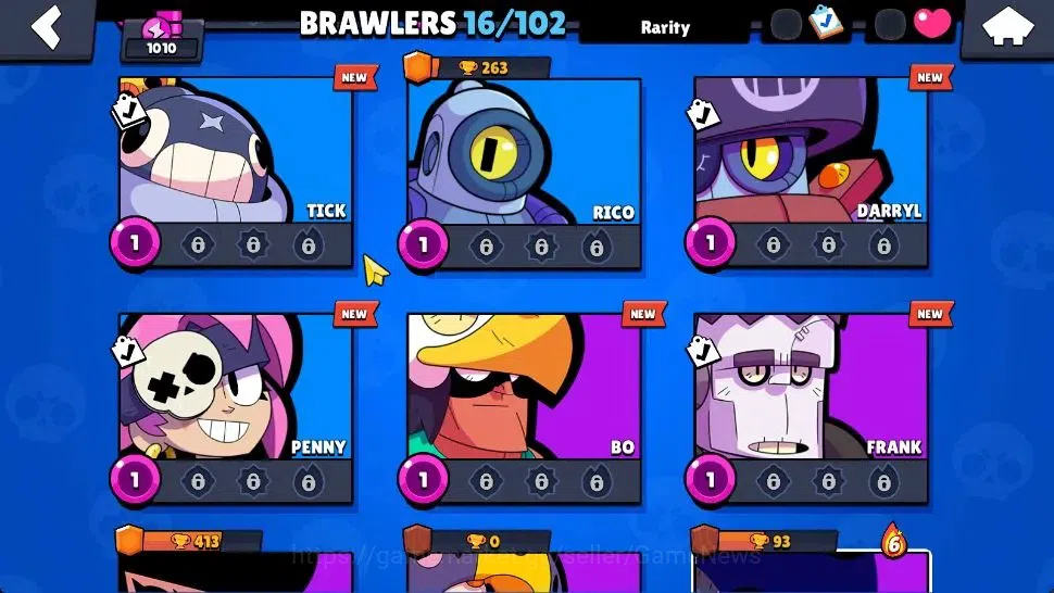 Brawl Stars Accounts 1010 Trophy|16 Brawlers 3 Max Lvl [Edgar,Berry,She image 8