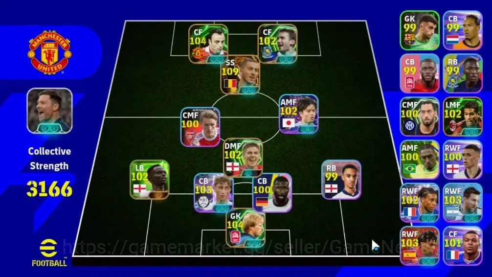 eFootball Accounts Legends & Iconic Players Android|Big Time Eden Hazard Belgium'18|Epic Dimitar Berbatov,Oliver Kahn|9 1