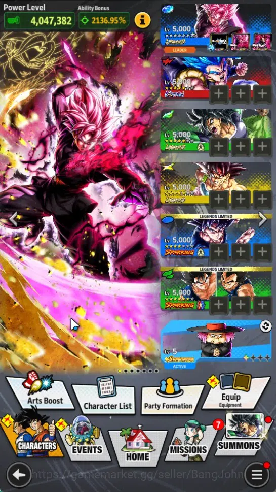 Dragon Ball Legends Accounts Global | Lvl 155| 40M Total Power| 3 LR| 2 UL| LR image 2
