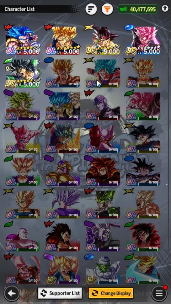 Dragon Ball Legends Accounts Global | Lvl 155| 40M Total Power| 3 LR| 2 UL| LR image 3
