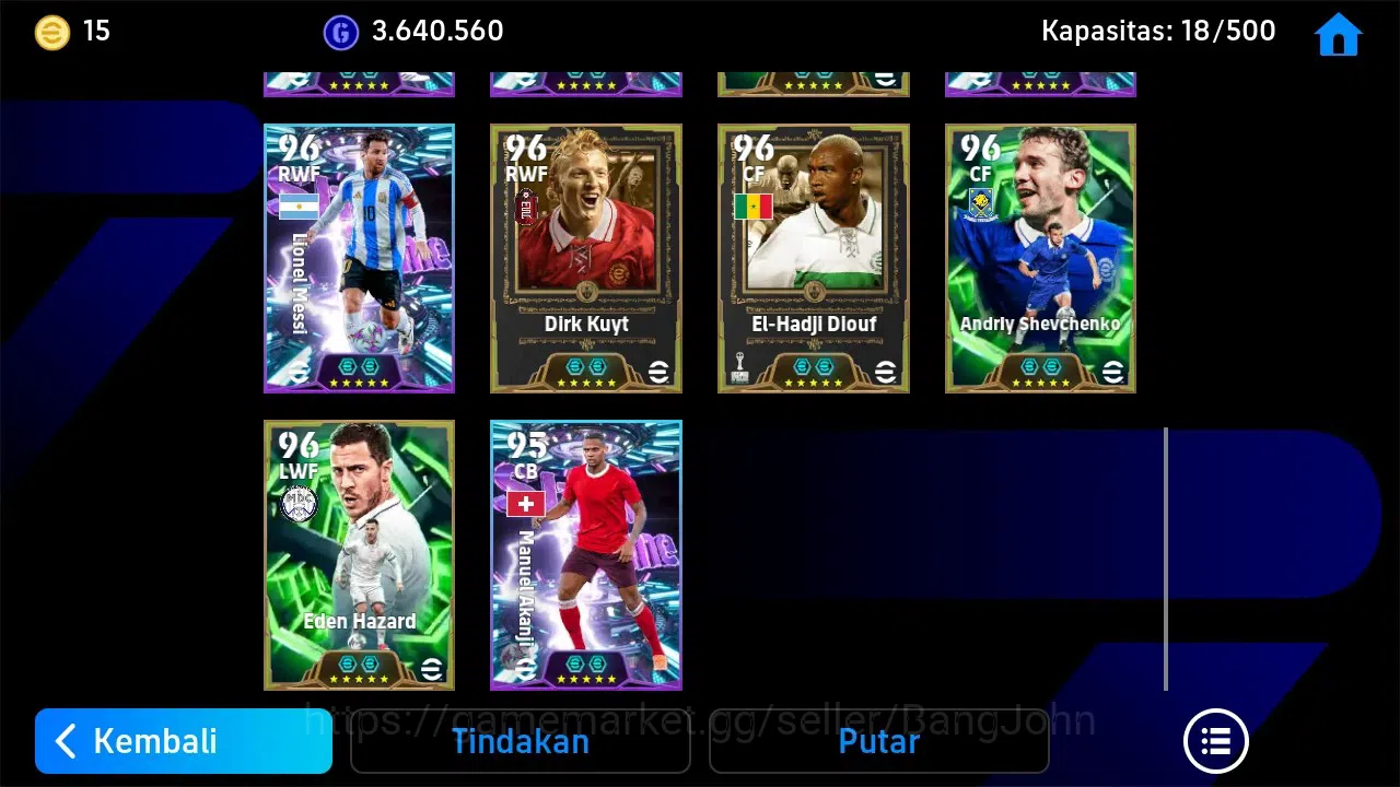 eFootball Accounts ANDROID|PW 3186|Legend Gerd Muller|Epic R Gullit,  image 5