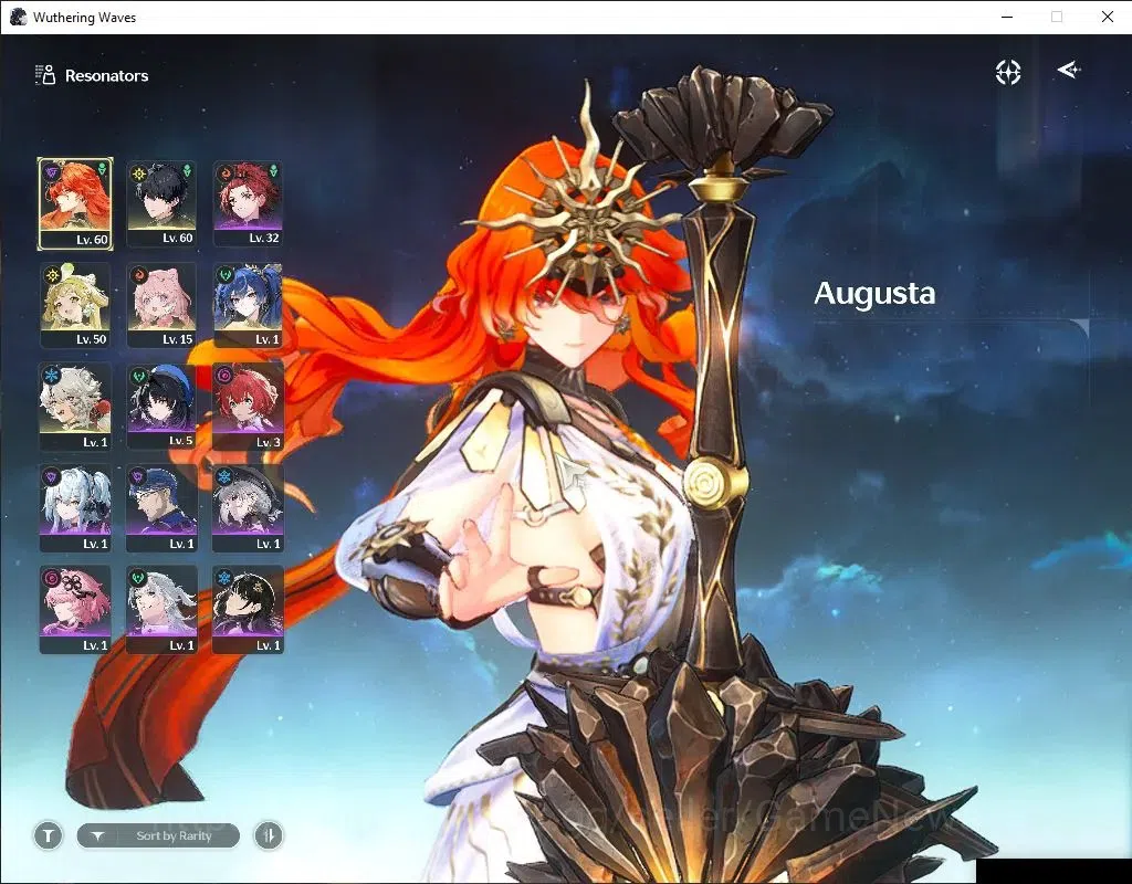 Wuthering Waves Accounts EU | UL 35 | 2 Limited | Augusta + Sign, Iuno | Da image 2
