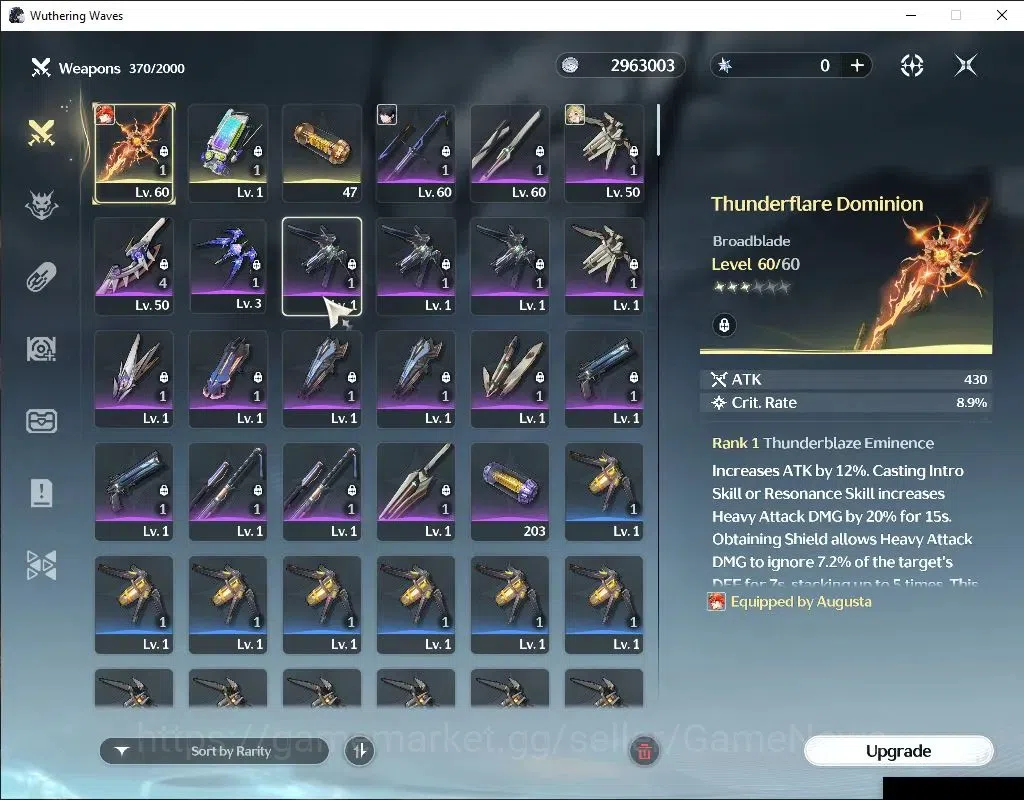 Wuthering Waves Accounts EU | UL 35 | 2 Limited | Augusta + Sign, Iuno | Da image 4