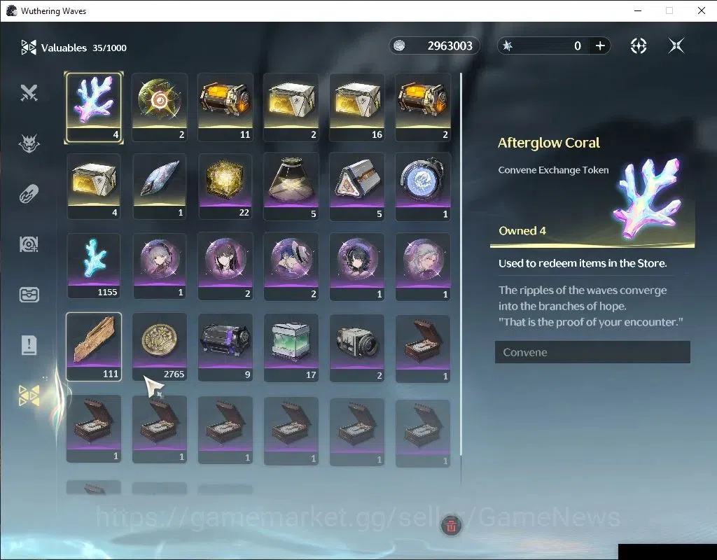 Wuthering Waves Accounts EU | UL 35 | 2 Limited | Augusta + Sign, Iuno | Da image 8