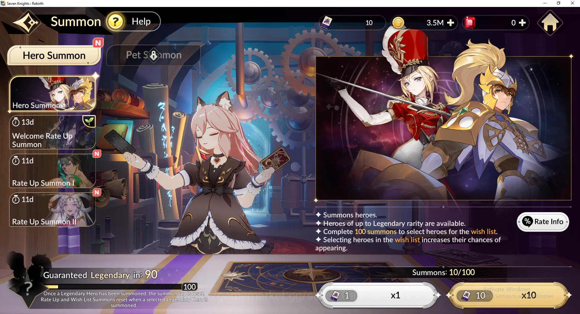 Seven Knights Re:Birth Accounts [Re;BIRTH] Global Fresh Starter 4 Legendary (Teo,  image 3