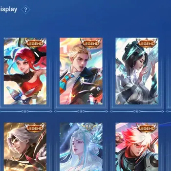 Honor of Kings Accounts Rare Skin Global|114H 91S|Minion: Camping Recruit|6 Legend|KIC Luna|1 AOT|1 JJK|1 Ultraman|1