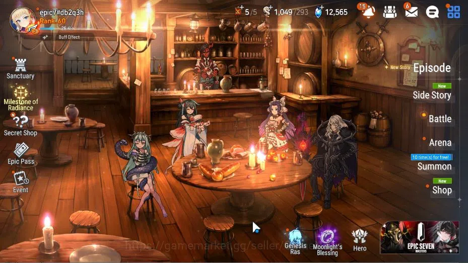 Epic Seven Accounts High-End GLOBAL Unverif|New Era|11 ML(Salome,LOT Scales,EW Ludwig,etc)+Setsuka,AS Flan,TA 1