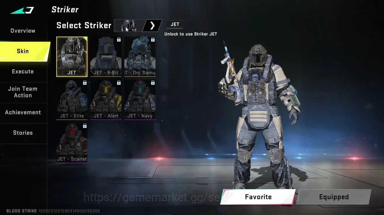 Blood Strike Accounts Collab Skin ASIA|Collab EVA[MCX-EVA 00|Legendary 4