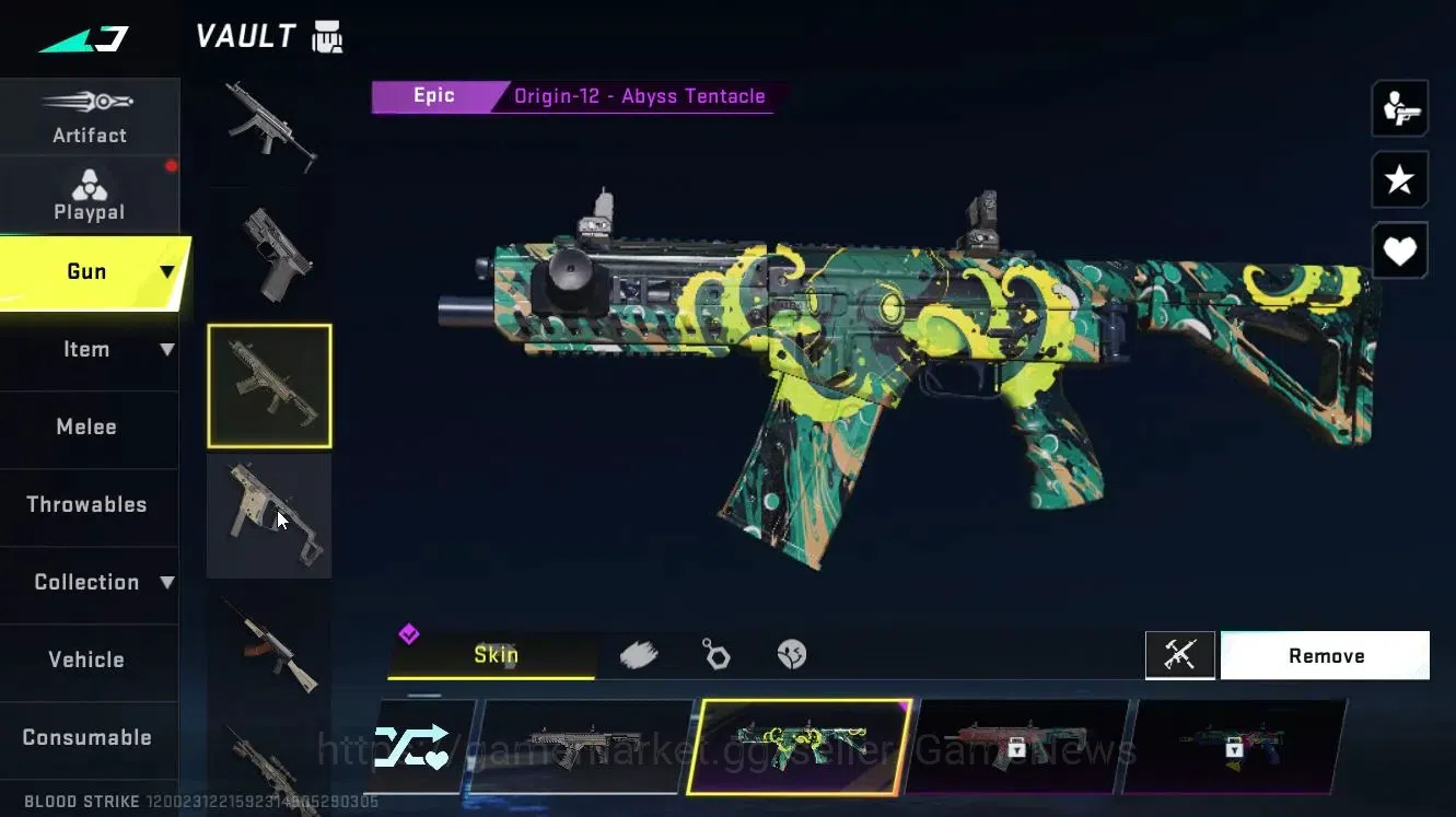 Blood Strike Accounts Collab Skin ASIA|Collab EVA[MCX-EVA 00|Legendary 5