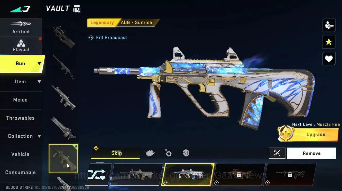 Blood Strike Accounts Collab Skin ASIA|Collab EVA[MCX-EVA 00|Legendary 8