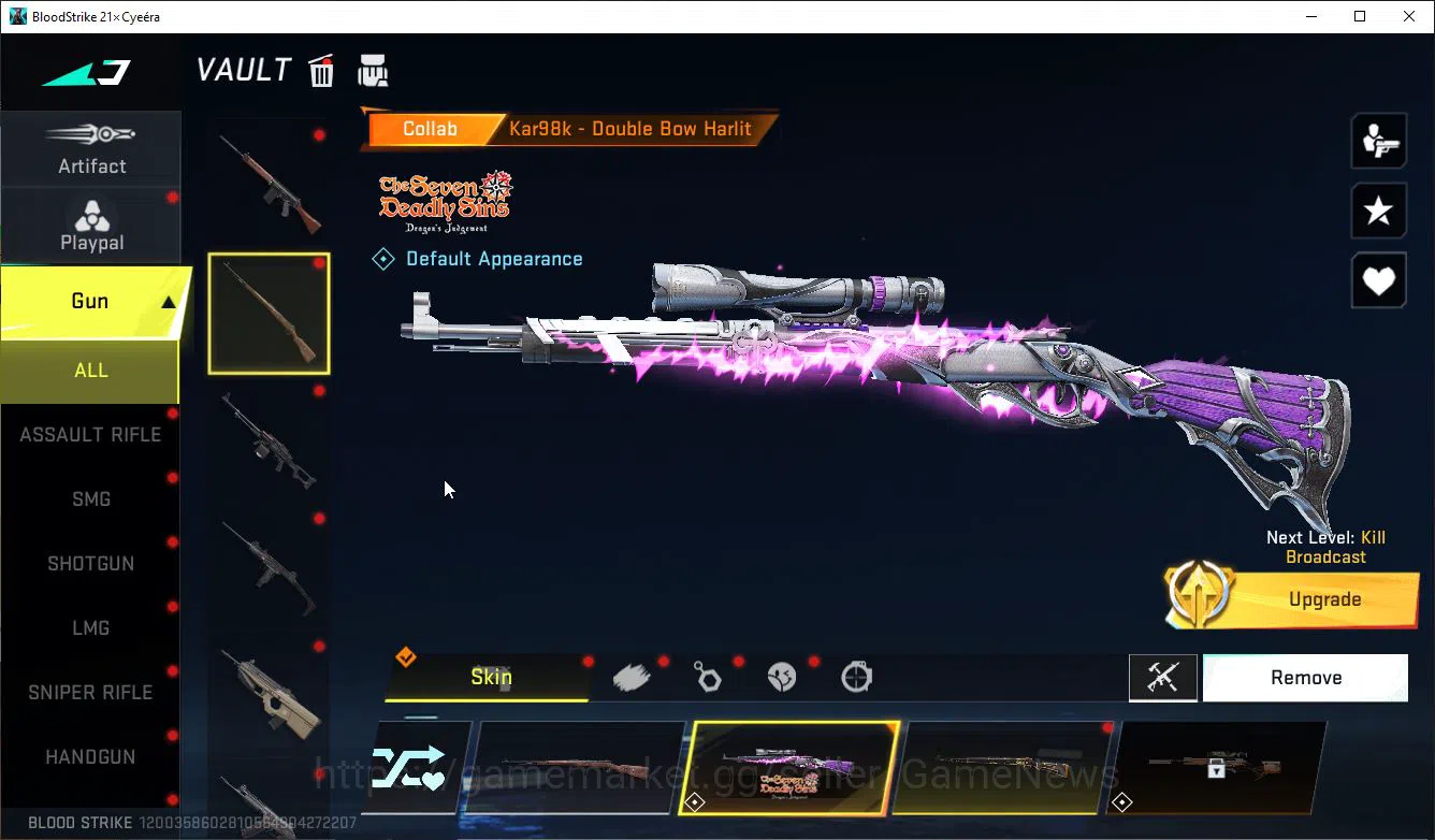 Blood Strike Accounts ASIA|EVO(FAL)+2 Mele(Scythe,Satrfall)+Colab 7DS(QB image 10