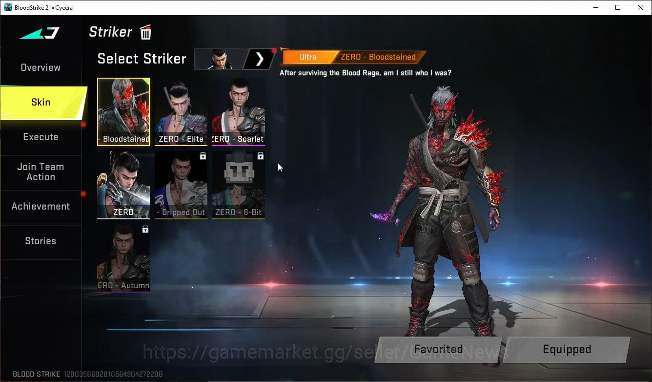 Blood Strike Accounts ASIA|EVO(FAL)+2 Mele(Scythe,Satrfall)+Colab 7DS(QB image 12