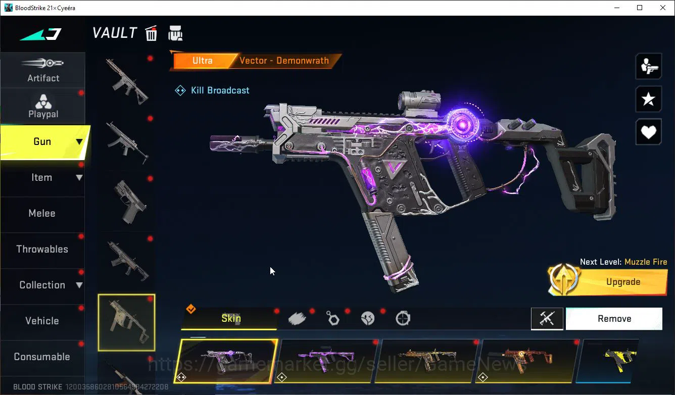 Blood Strike Accounts ASIA|EVO(FAL)+2 Mele(Scythe,Satrfall)+Colab 7DS(QB image 18
