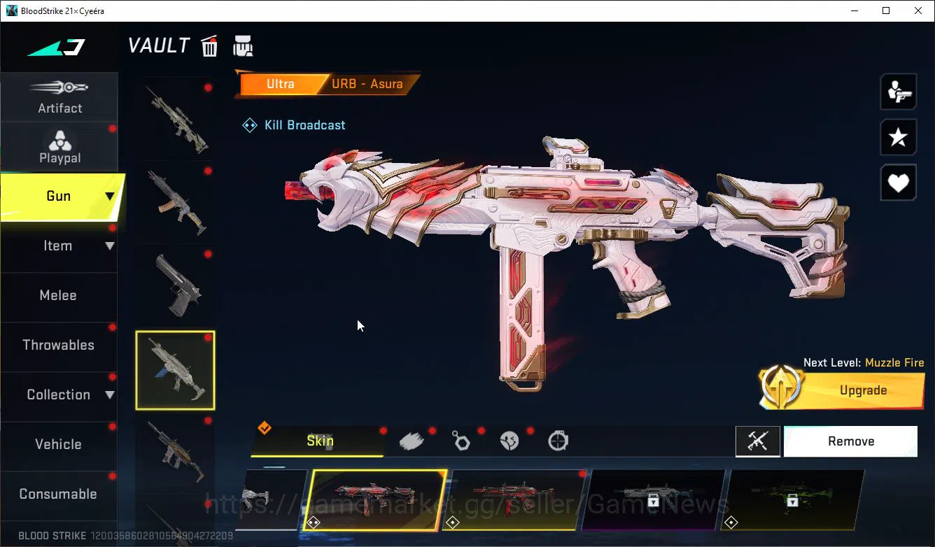 Blood Strike Accounts ASIA|EVO(FAL)+2 Mele(Scythe,Satrfall)+Colab 7DS(QB image 19