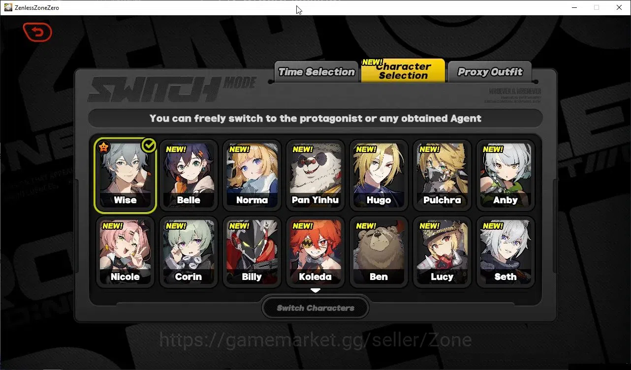Zenless Zone Zero Accounts Starter ASIA|Lvl 39|2 Limit (Norma,Hugo) + Koleda| Low Explore|Check SS| MC Wise|TakeMail(ZZZ821Z) 1