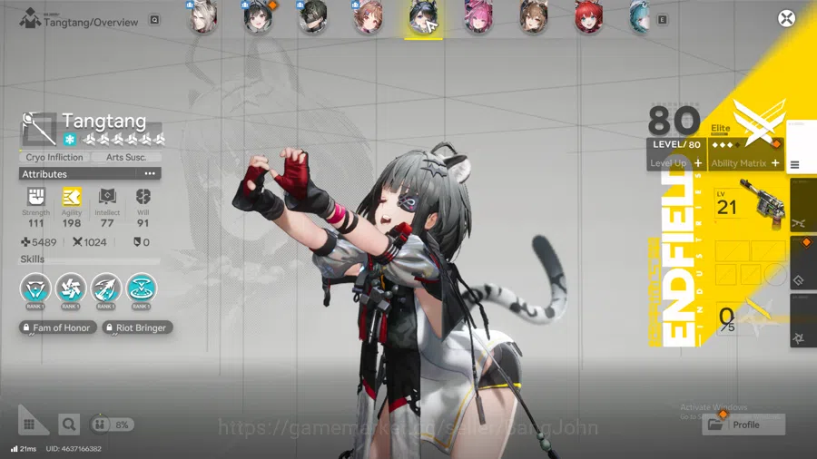 Arknights: Endfield Accounts ASIA |MidGame|3Limit+4Sign|Tangtang Sign,Yvonne Sign, Gilberta Sign, Ardelia,Pogra ,Sign 3
