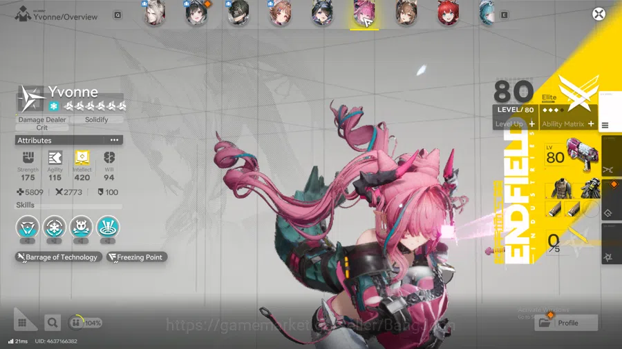 Arknights: Endfield Accounts ASIA |MidGame|3Limit+4Sign|Tangtang Sign,Yvonne Sign, Gilberta Sign, Ardelia,Pogra ,Sign 4